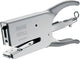 Rapid K1 Classic Heftzange – Platin-Chrom – bis zu 50 Blatt – verstellbarer Amboss – Silber