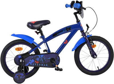 Superman Kinderfahrrad - Jungen - 16 Zoll - Blau