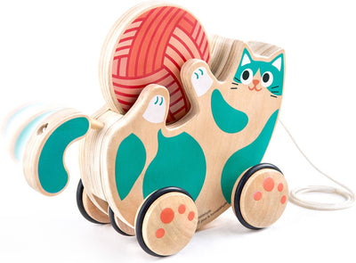 Hape Zugtier schnurrende Katze - - ab 12 Monaten