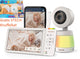 Gigaset Babyphone mit Kamera und App – Monitor-Touchscreen – Farb-Nachtsicht – Nachtlampe – Wandhalterung – am besten bewertet am 25. November – wählerisch – Sensoren – beruhigende Geräusche – Babyphone – Babyphone-Bild – Baby700 Connect