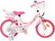 Volare Einhorn Kinderfahrrad – Mädchen – 14 Zoll – Pink – zwei Handbremsen