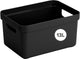 Sunware Sigma Home Aufbewahrungsbox 13l - 35x24,6x18,3 cm - Schwarz