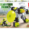 Bausatz Roboter-Raumauto verwandeln – 90 Teile