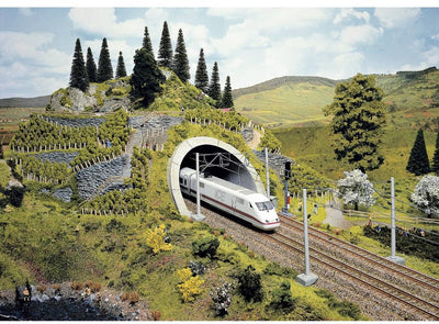 Noch 58040 Profi Plus h0 Tunnelportal 2-gleisiges Hartschaummodell, lackiert