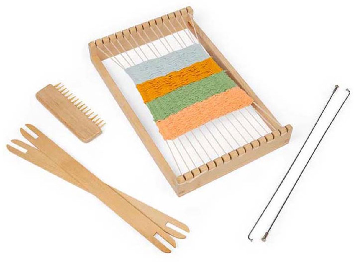 Bigjigs Holzwebfenster, 10dlg.