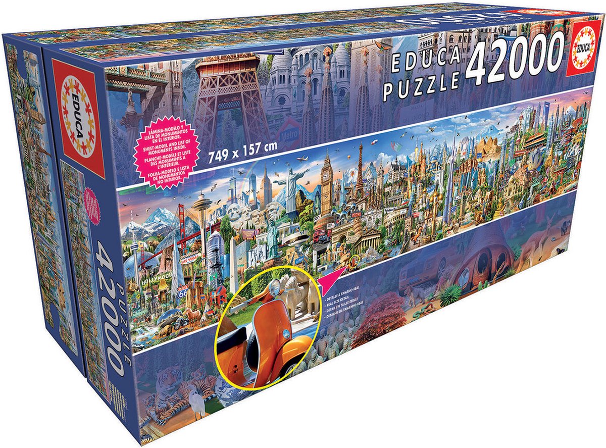 Educa – großes Puzzle – 42.000 Teile – rund um die Welt