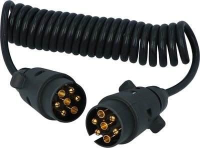 Carpoint Spiralanhänger-Verlängerungskabel 7p > 7p-Stecker