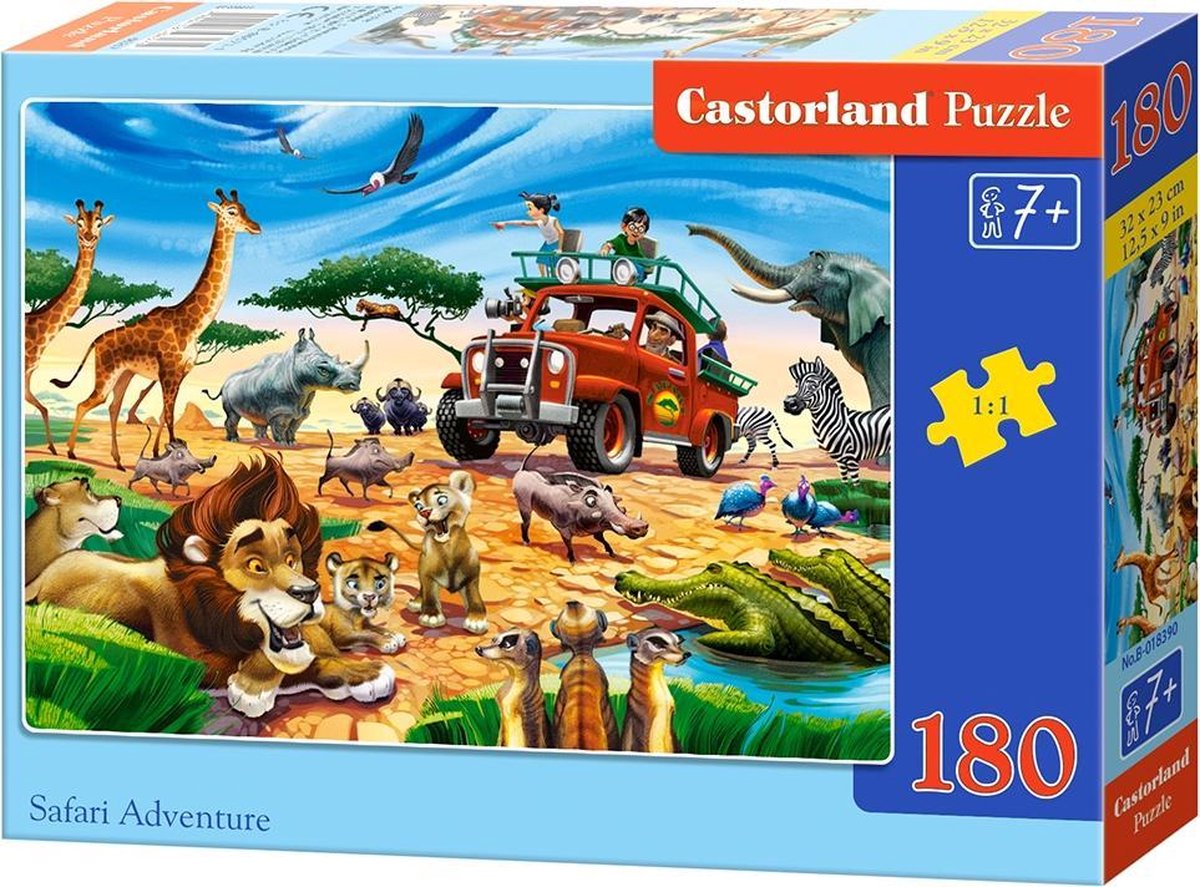Castorland Safari-Abenteuer – 180 Teile