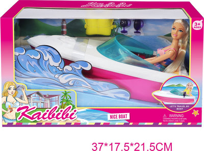 Amuuso 29 cm Puppe mit Boot.