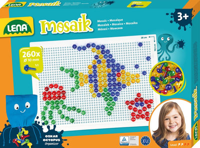Lena Mosaik-Set transparent 260 Stück 10 mm