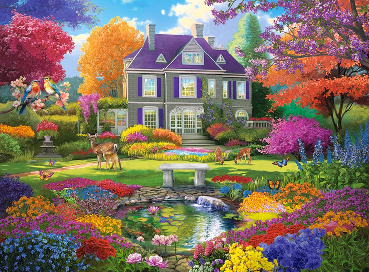 Castorland Puzzle Garten der Träume – 3000 Teile Puzzle.