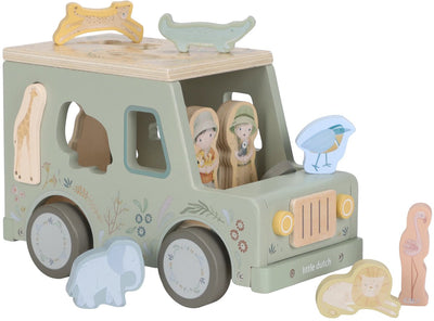 Little Dutch Safari Friends Formsortierwagen FSC