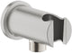 Grohe Regenbrause-Wandanschlussbogen - 1 2 - mit Halter - Rundrosette - Supersteel