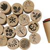 Creativ Company Deco Art Stempel Blumen und Blätter, 15dlg.