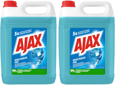 Ajax Fresh Allzweckreiniger 2 x 5 l – Mehrflächenreiniger – Vorteilspack