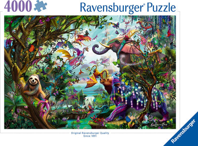 Ravensburger Puzzle Die Drachen der Tropen – Puzzle – 4000 Teile