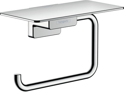 Hansgrohe addstoris Toilettenpapierhalter mit Ablage Chrom