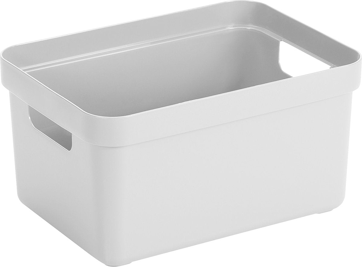 Sunware - Sigma Home Aufbewahrungsbox 5l weiß - 25,2 x 17,5 x 12,2 cm