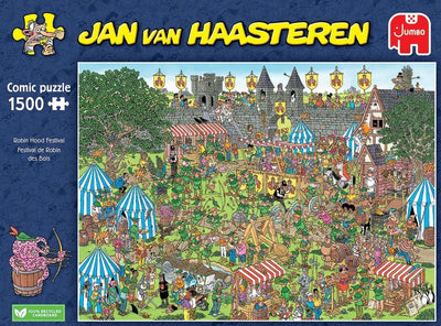 Jumbo Jan Haasteren Jigsaw Puzzle Robin Hood Festival, 1500st.