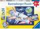 Ravensburger - Puzzle Fahrt durch den Raum 2x24 Stücke