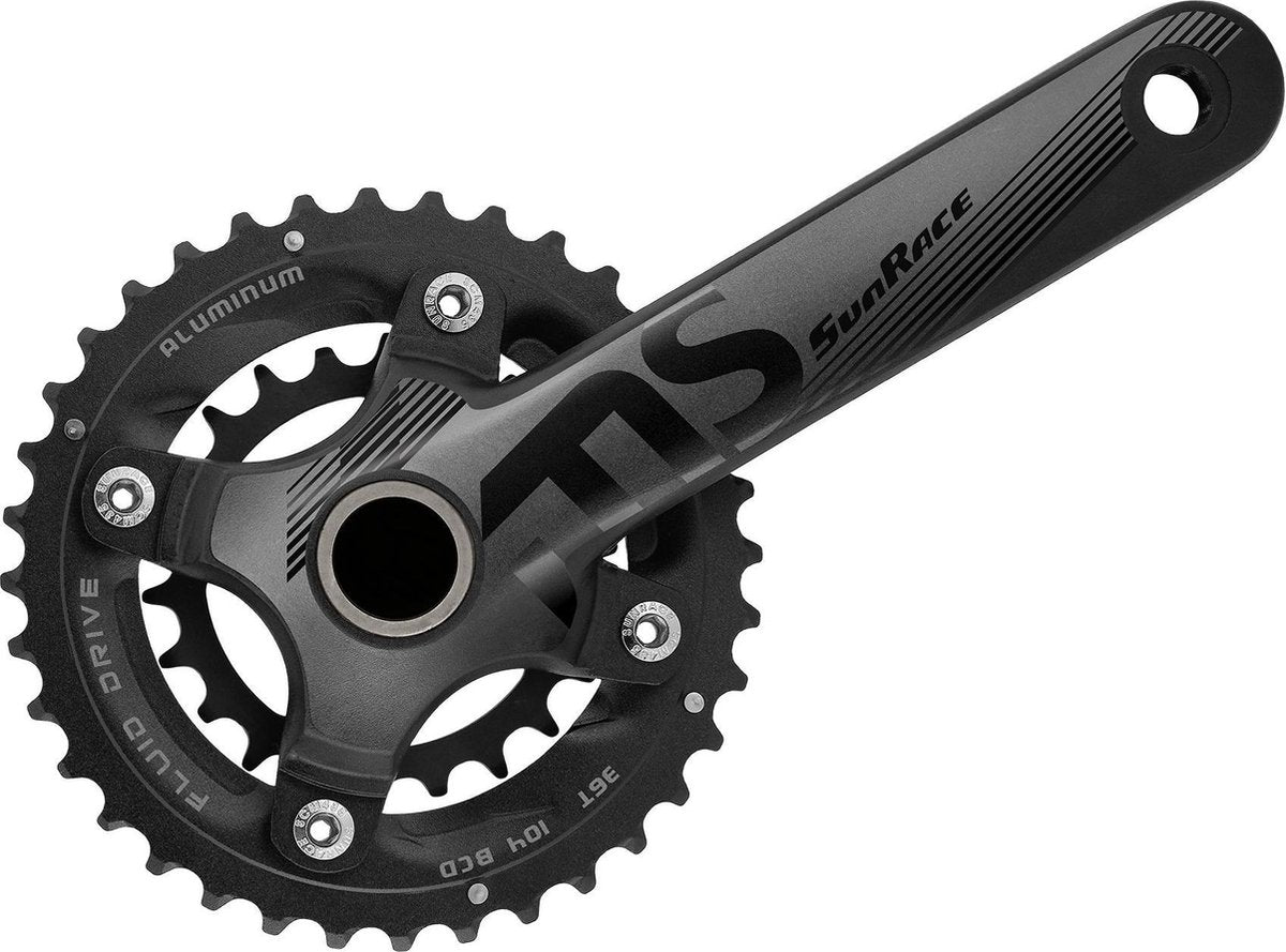 Sunrace Kurbelgarnitur Hollowtech fcms66 10-fach 36 22t. 175mm inkl. BBM97
