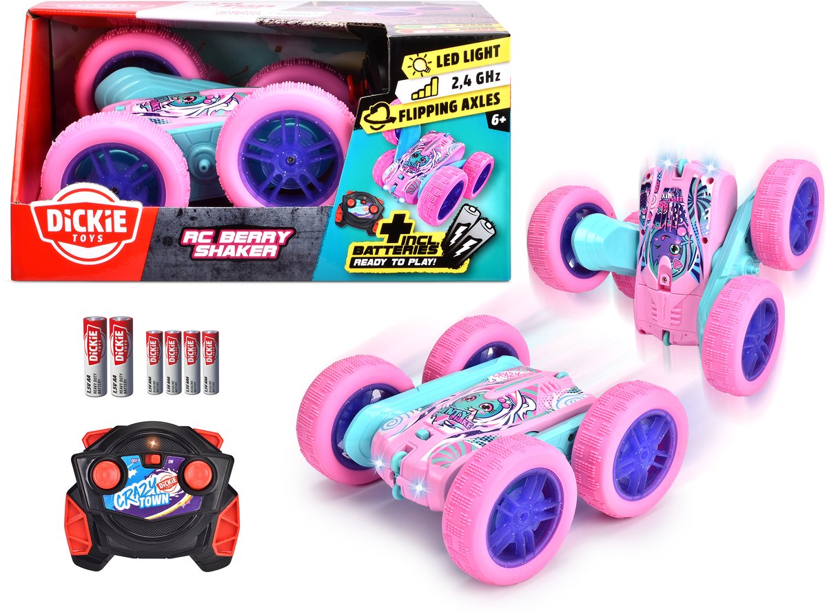 Dickie Toys 201103008 Berry Shaker 1:28 RC-Modellauto für Einsteiger, Elektro-Buggy