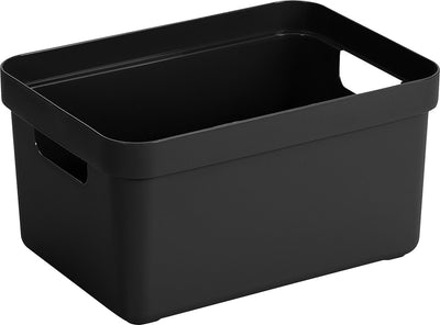 Sunware - Sigma Home Aufbewahrungsbox 5l schwarz - 25,2 x 17,5 x 12,2 cm