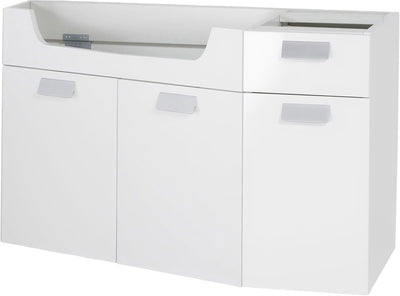 Differnz Unterschrank 100x60x33cm mit Softclose MDF weiß