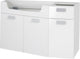 Differnz Unterschrank 100x60x33cm mit Softclose MDF weiß