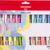 Bruynzeel Amsterdam Standard-Serie Acrylfarbe, weiche Farben, Set 20 ml, 24-tlg.