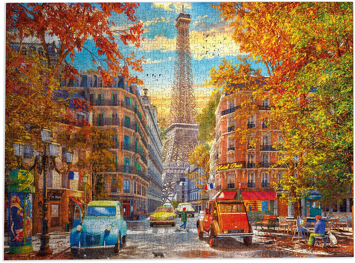 Gibsons – Herbst in Paris (von Dominic Davison) – 1000 Teile 68 x 49 cm (B x H) – Puzzle für Erwachsene