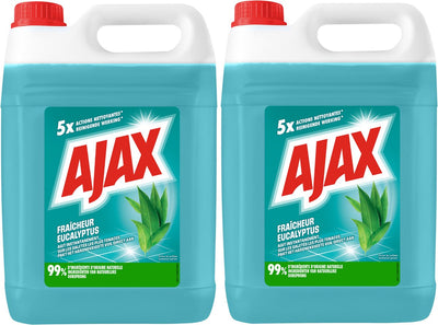 Ajax Allzweckreiniger – Eukalyptusduft – 2 Flaschen x 5 l