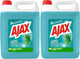 Ajax Allzweckreiniger – Eukalyptusduft – 2 Flaschen x 5 l