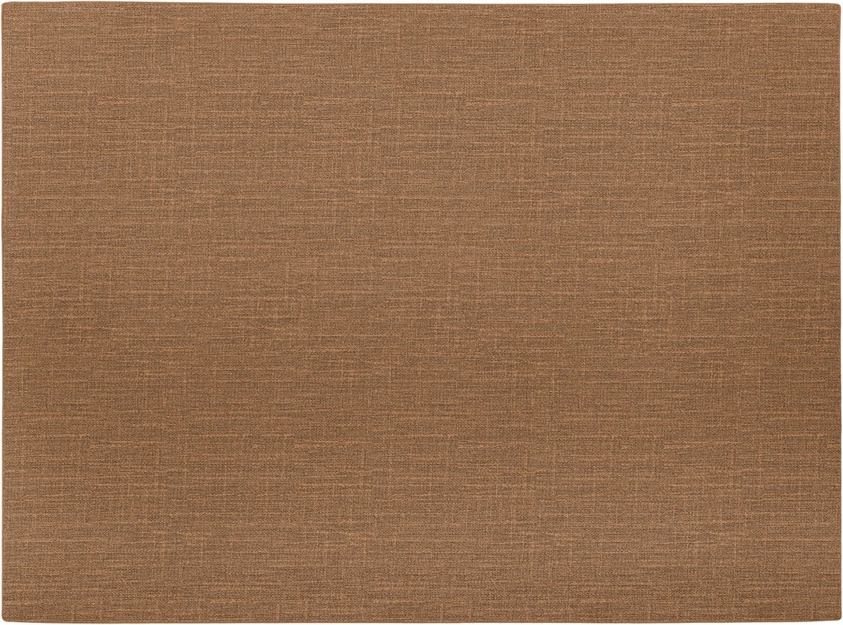 Mesapiu Tischset im Canvas-Look – Rechteck – 33 x 45 cm – Walnuss – 4er-Set