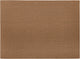 Mesapiu Tischset im Canvas-Look – Rechteck – 33 x 45 cm – Walnuss – 4er-Set