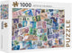 Rebo-Puzzle – 1000 Teile – Notizen der Welt – Premium-Qualität