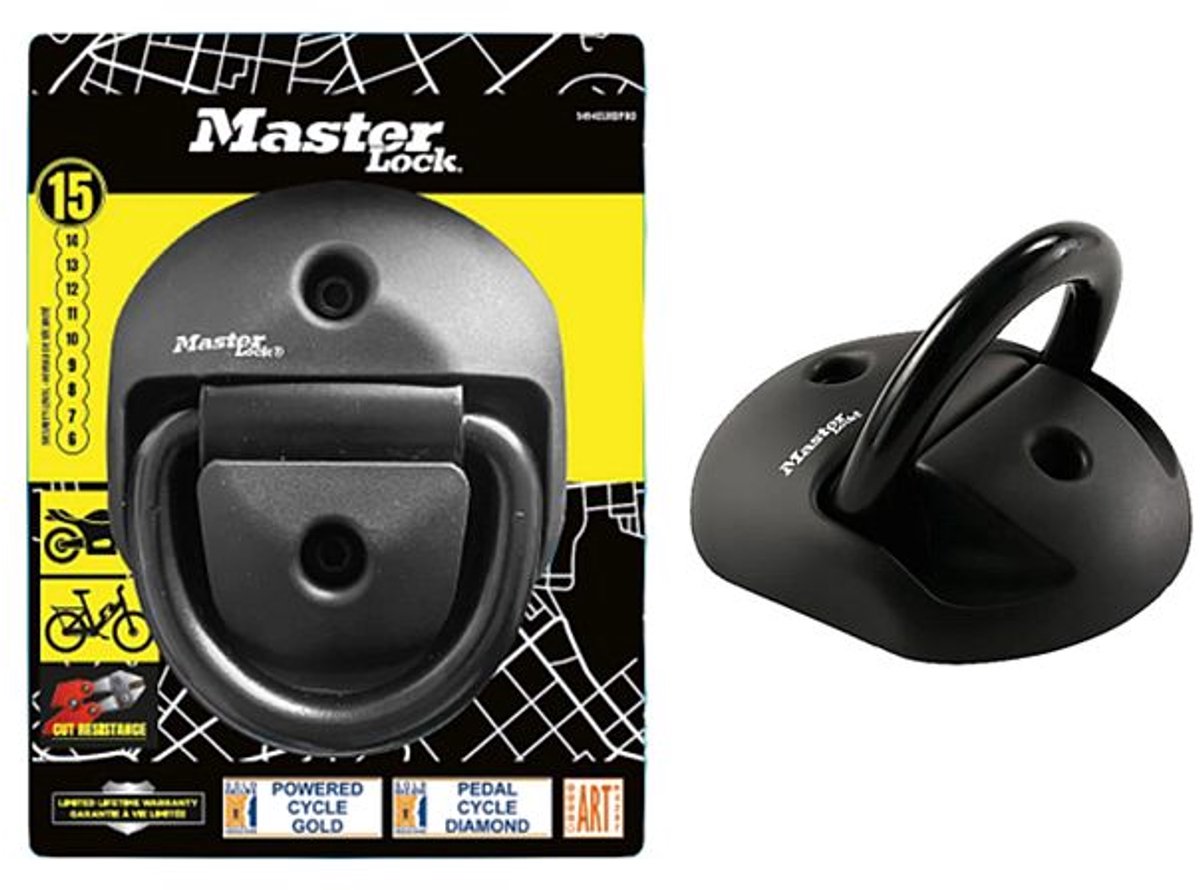 Masterlock Boden- und Wandankerpunkt inkl. gem