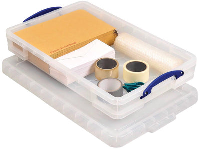 Wirklich nützliche Box-Aufbewahrungsbox 20 Liter | transparent