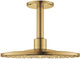 Grohe Rainshower Smartactive Kopfbrause 31cm mit Deckenarm mit 2 Strahlarten Cool Sunrise gebürstet