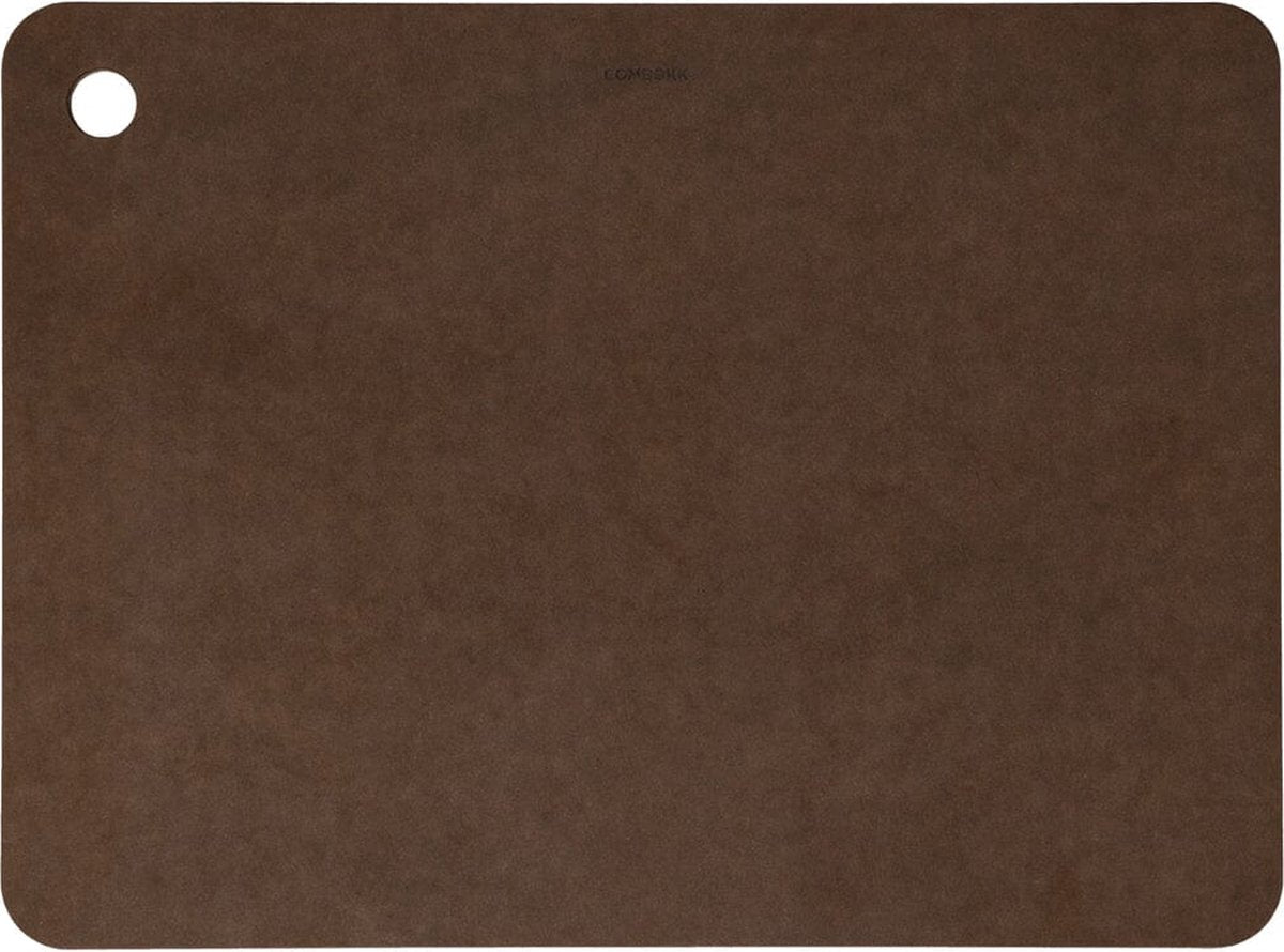 Combekk Schneidebrett – 100 % Recyclingpapier – frei von Mikroplastik – antibakteriell – spülmaschinenfest – 28 x 38 cm – braun