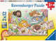 Ravensburger - Rätsel kleiner Gebühren und Meerjungfrau 2x12 Stücke