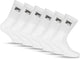 Fila Tennis-Sportsocken kleines Logo – Größe 39 42 – 6er-Pack – weiß