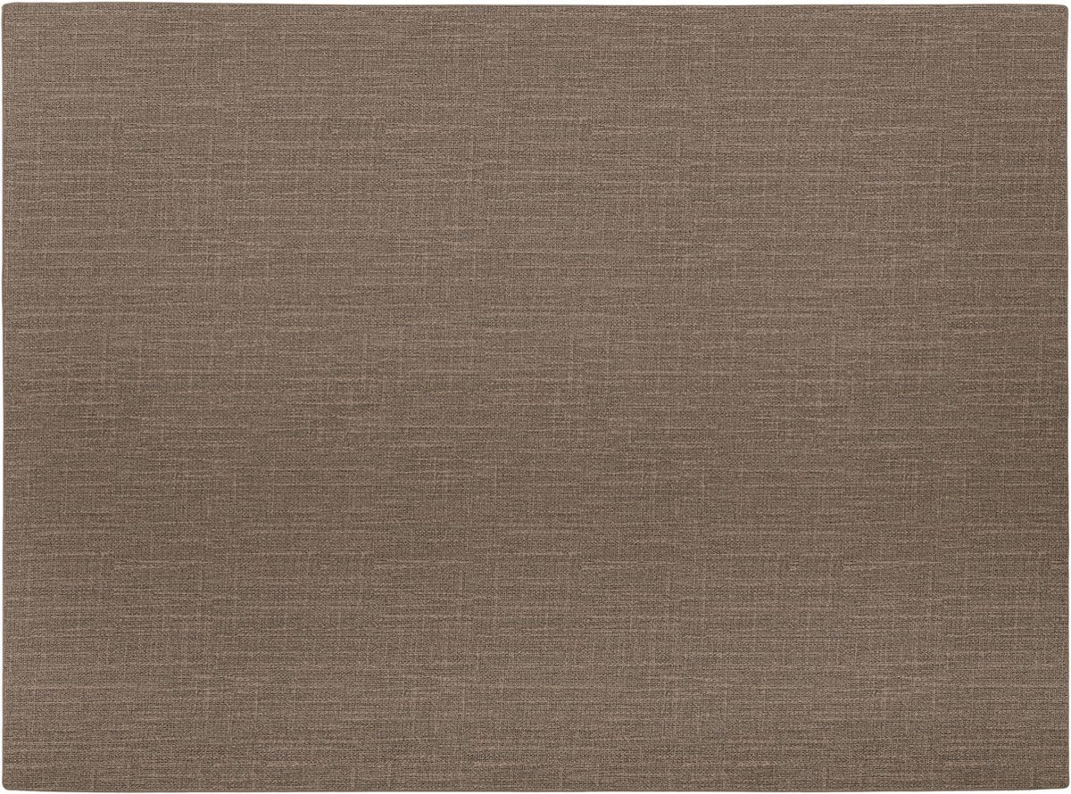 Mesapiu Tischset im Canvas-Look – Rechteck – 33 x 45 cm – dunkles Taupe – 4er-Set