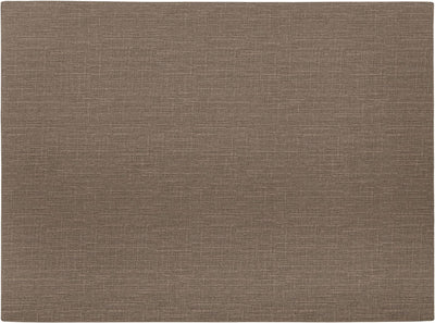 Mesapiu Tischset im Canvas-Look – Rechteck – 33 x 45 cm – dunkles Taupe – 4er-Set