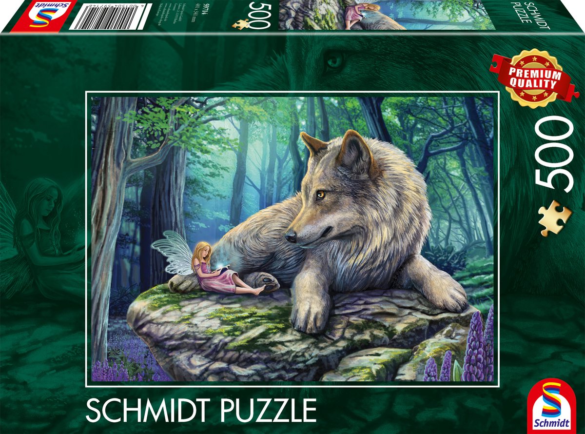 Schmidt - Puzzle - Wolf und Elf - 500 Teile - Kinder - ab 10 Jahren