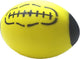 Atabiano Rugbyballschaum 18 cm gelb