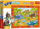 Trefl Puzzle-Safari – Beobachtungsspiel für Kinder – Die I-Familie.