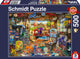 Schmidt – Puzzle – Flohmarkt – 500 Teile – Kinder – ab 10 Jahren