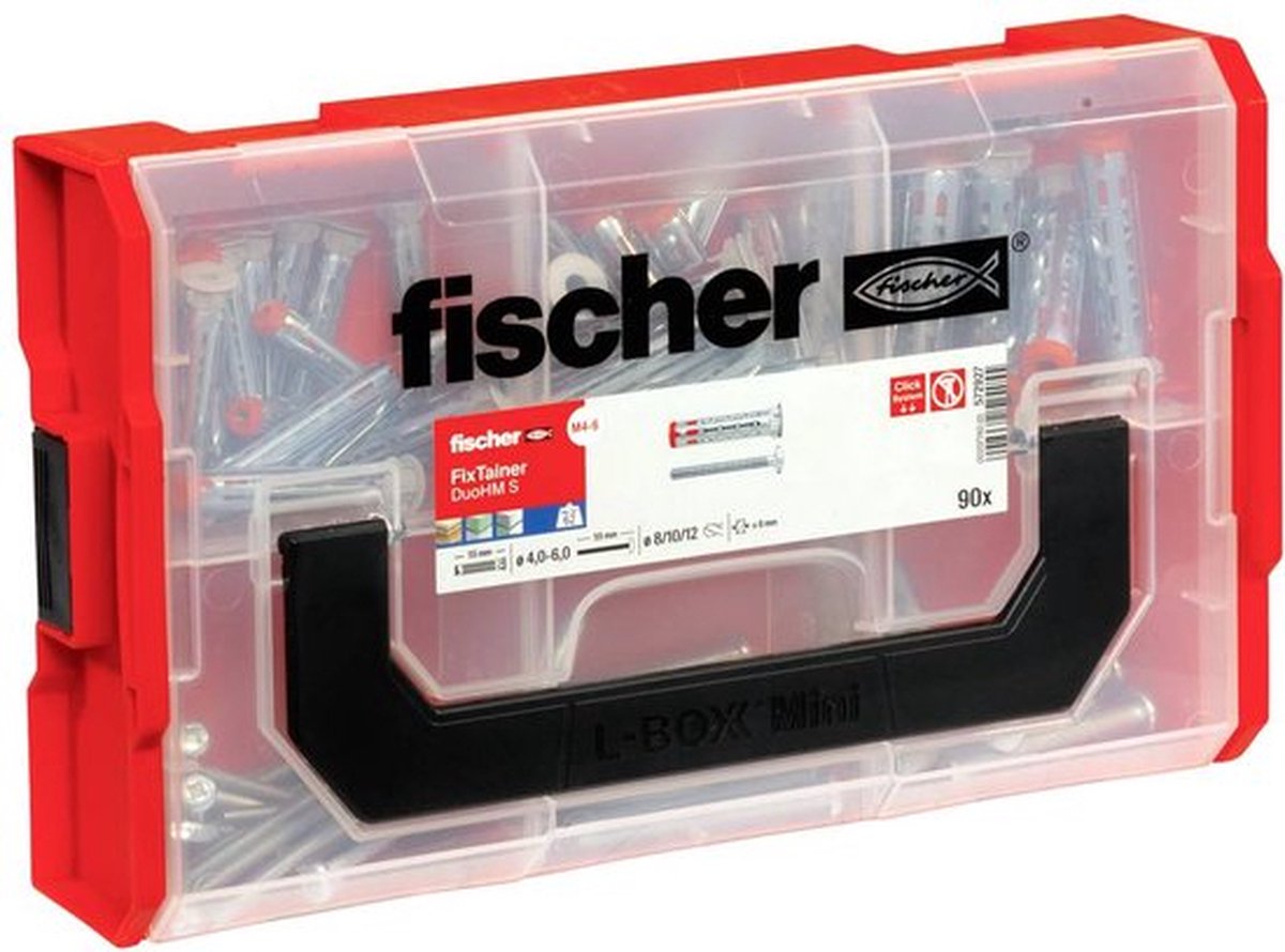 Fischer 572927 Fixtainer Duohm TX Hohlwanddübel 55 mm 90 Stück