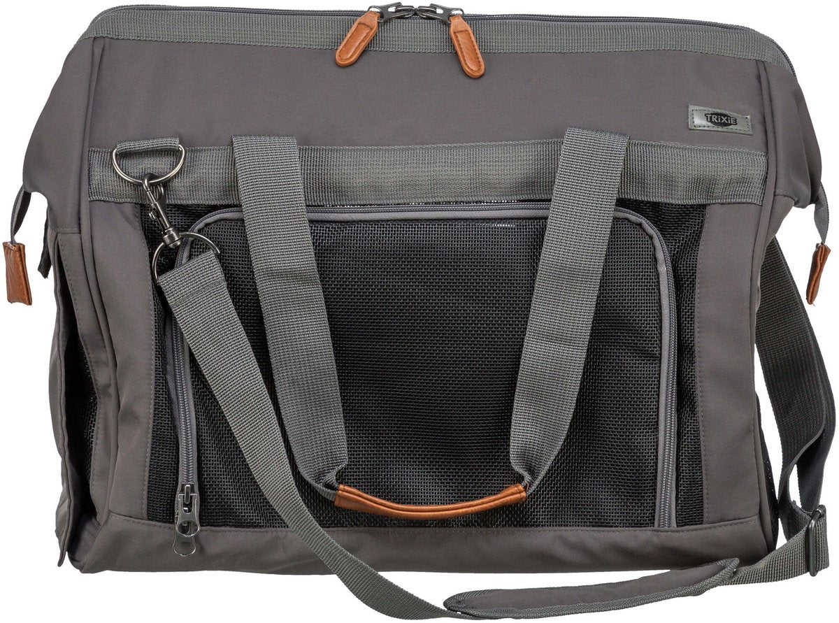 Trixie Hundetasche Finlay schwarz grau